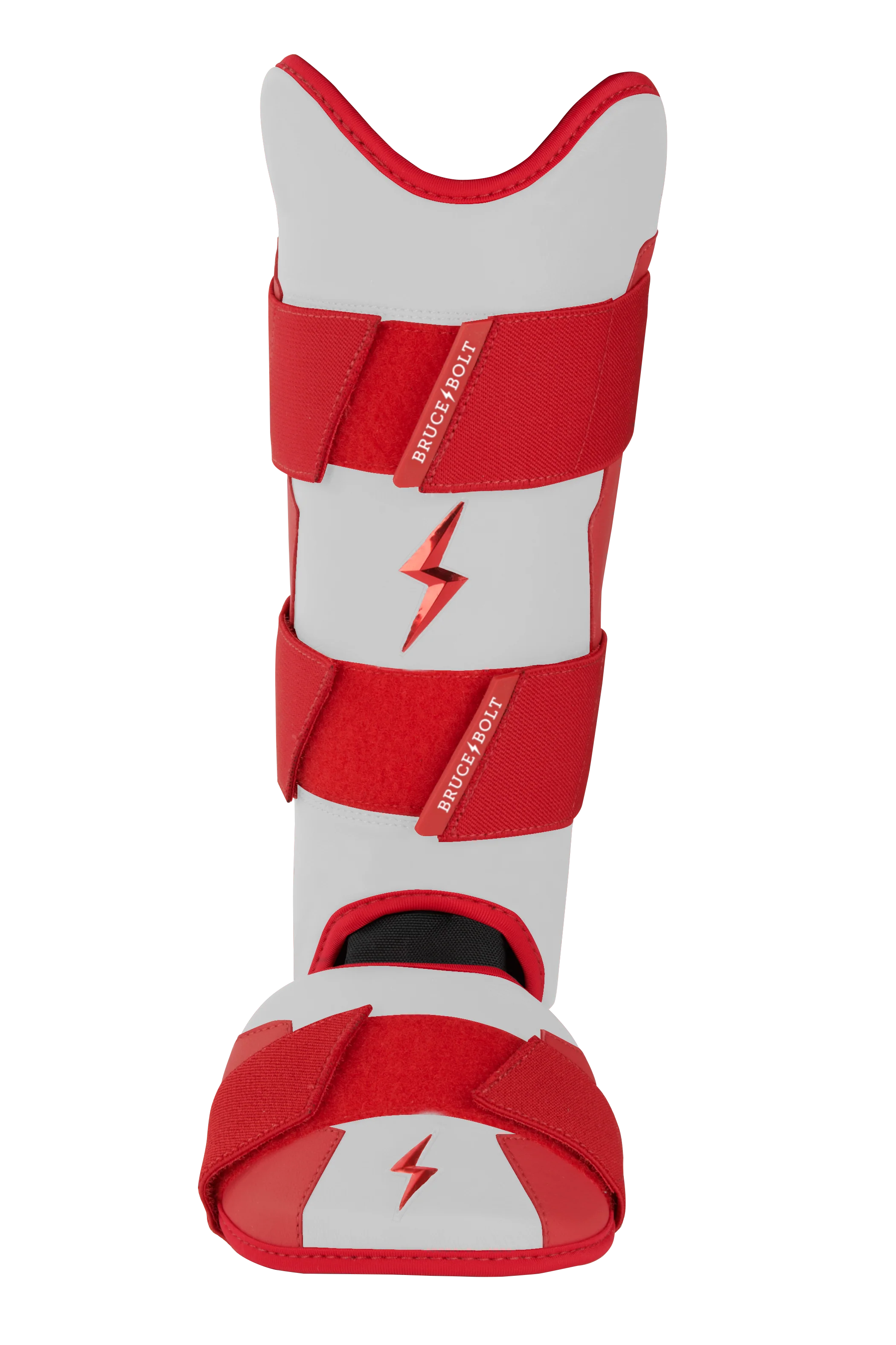 BRUCE BOLT Chrome Series Leg Guard - RED