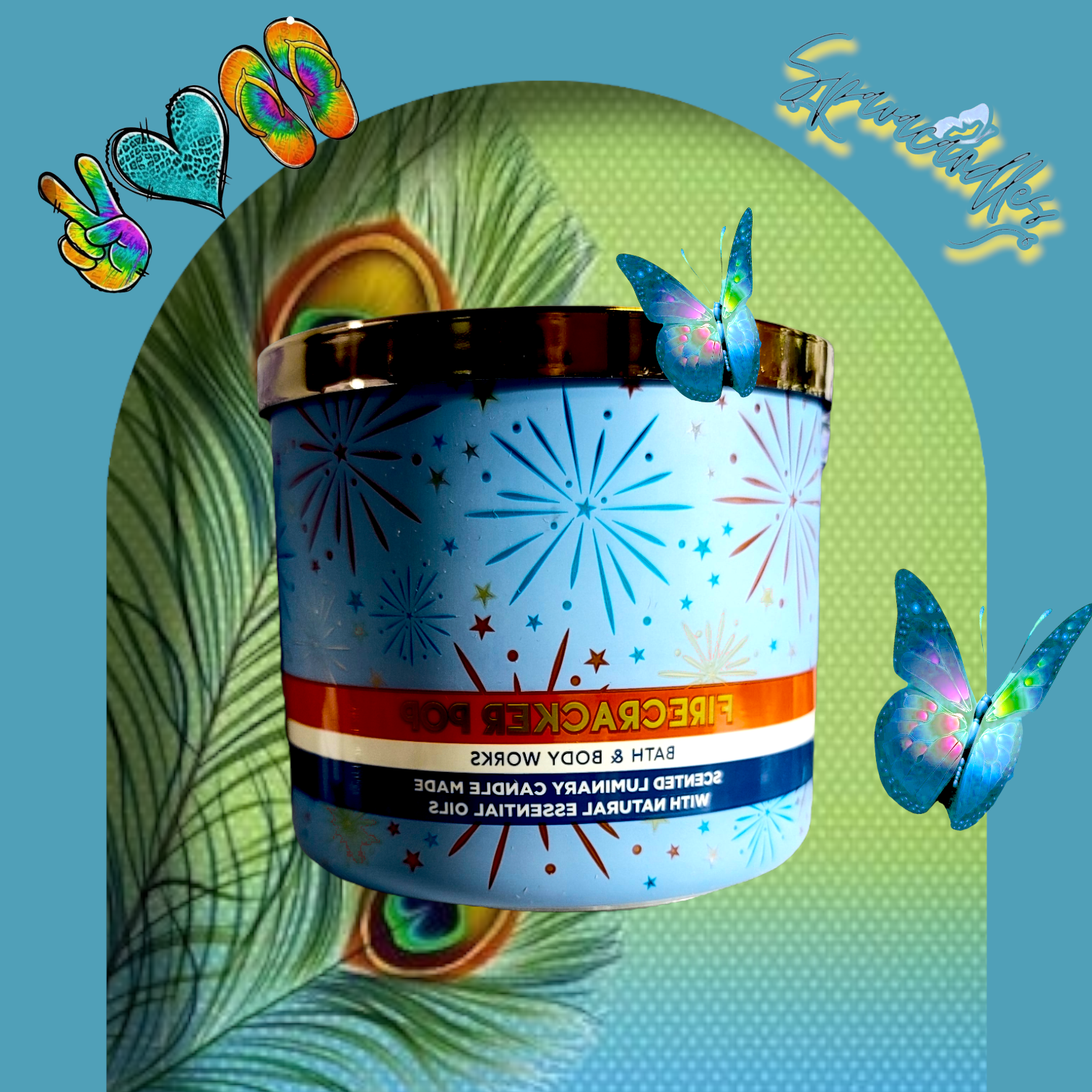 Firecracker pop 3 Wick Candle 2023
