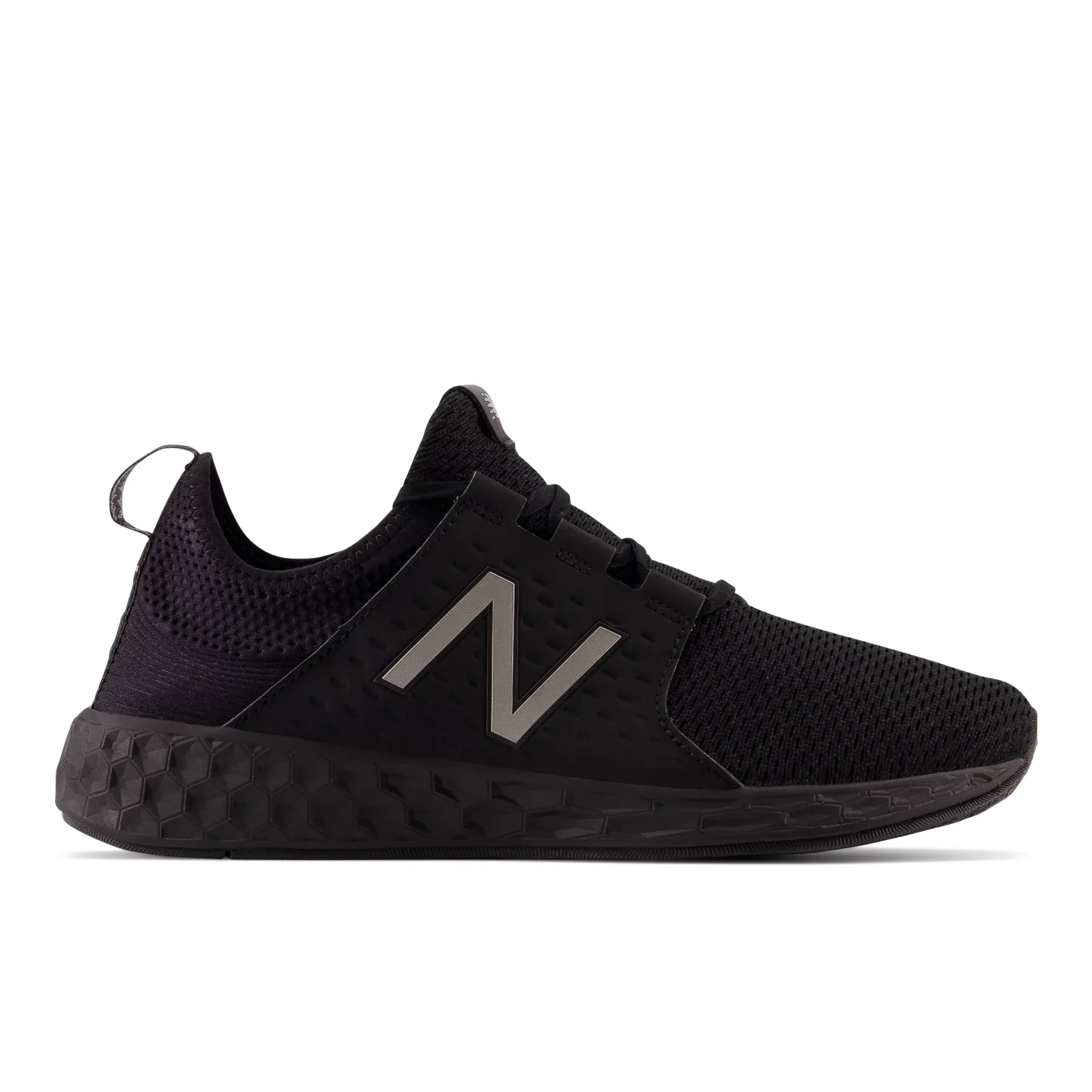 Fresh Foam Cruzv1 Reissue - Black with Phantom and Dark Silver Metallic