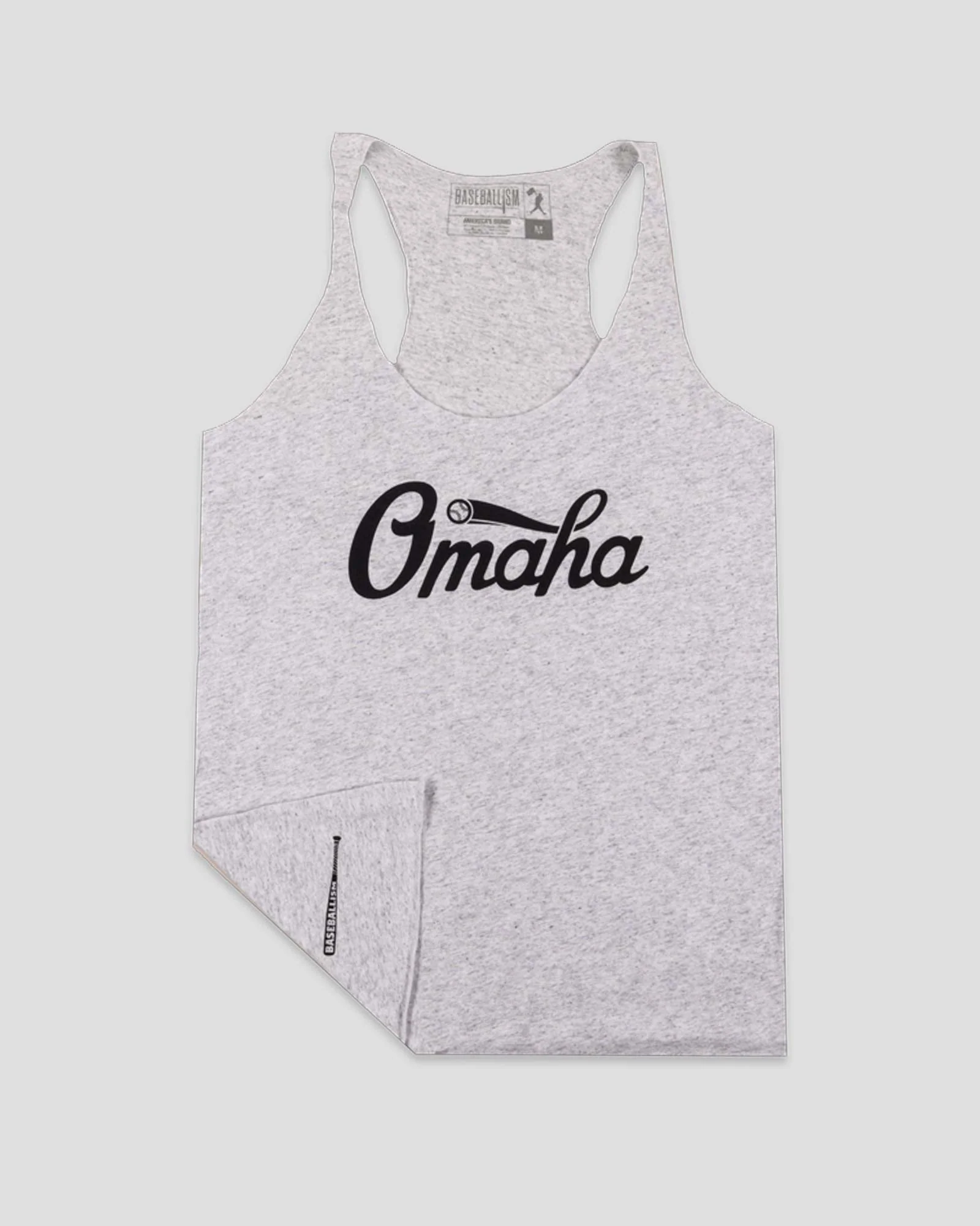 Omaha Script Tank - Black and White