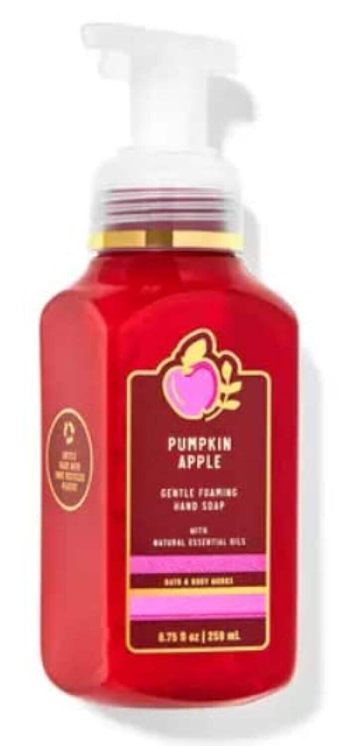 White Barn Candle Company Bath and Body Works Gentle Foaming Hand Soap w/Essential Oils- 8.75 fl oz - Fall 2020 - Many Scents! (Pumpkin Cupcake - Pumpkin Vanilla & Honey)