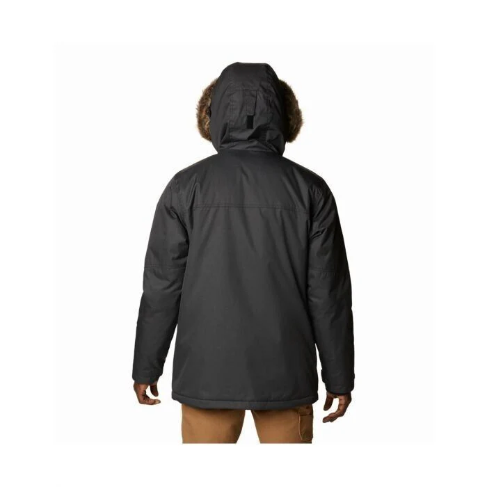 Columbia Penns Creek II WM0945-009 Parka Jacket Men Black Hooded Full Zip CLO761