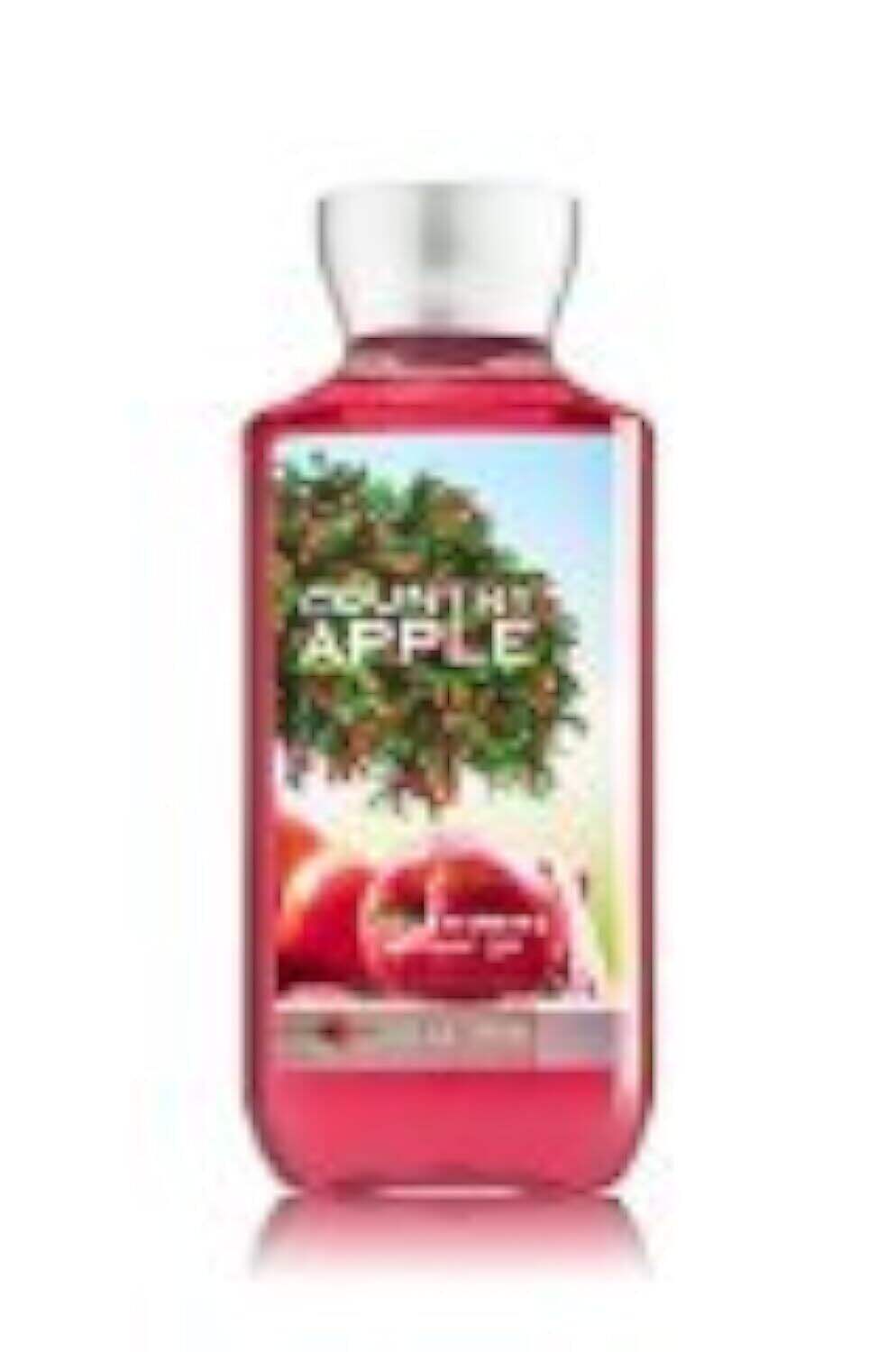 Bath and Body Works Country Apple Shower Gel 10 Ounce Bottle