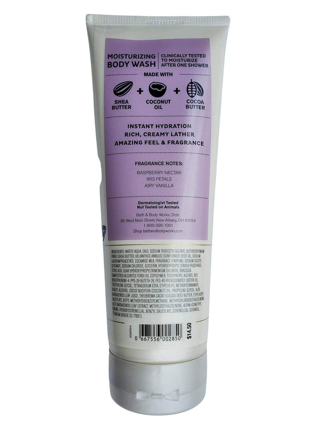 Bath and Body Works Butterfly Shea Butter and Cocoa Butter Moisturizing Body Wash 10 oz (Butterfly)
