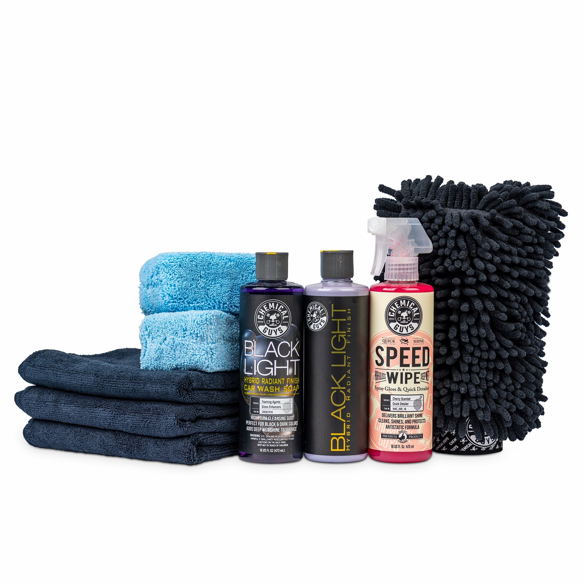 Black Car Wash Glaze & Detail Deluxe Kit