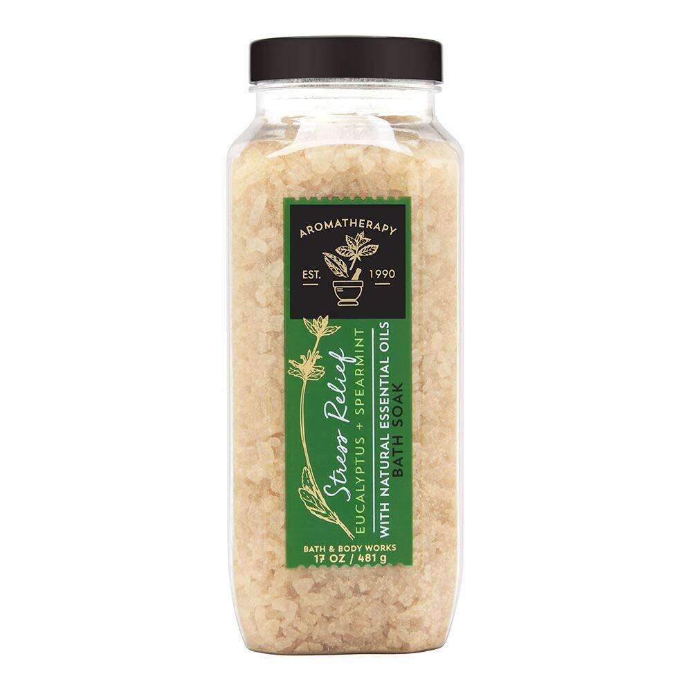 Bath & Body Works Bath & Body Works Aromatherapy Stress Relief Eucalyptus Spearmint 17.0 Oz Bath Soak, 17.0 Oz