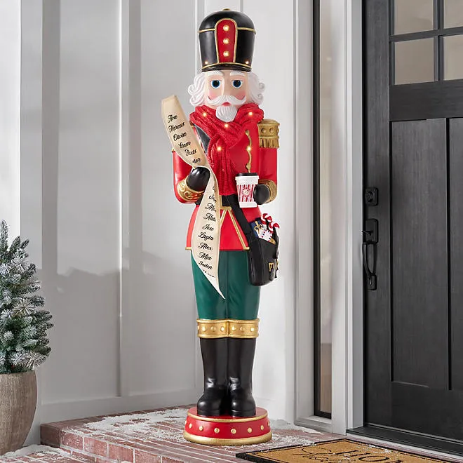 Life-Size LED Christmas Nutcracker, 60