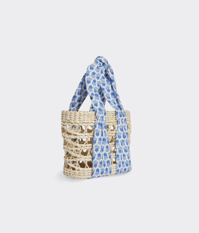 Scarf Tie Basket Bag