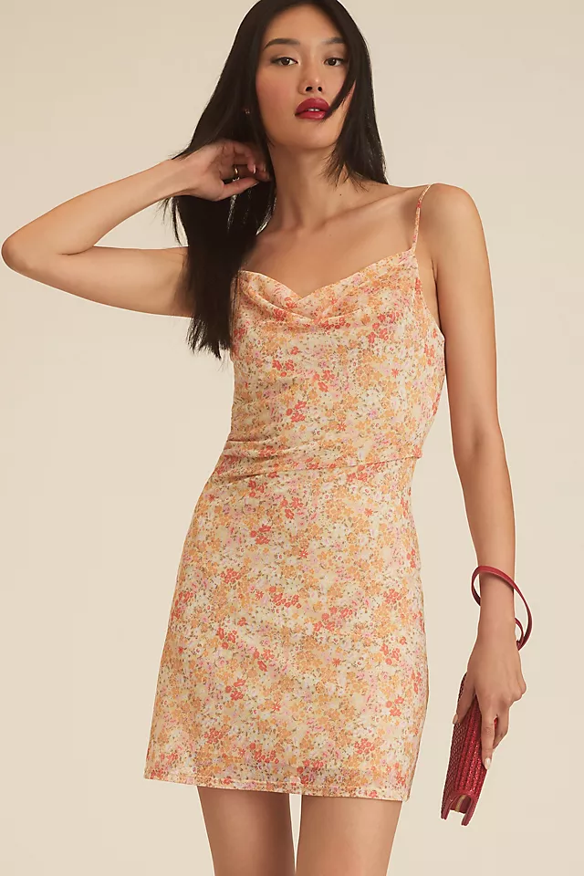 Sage The Label Ciao Rome Slip Dress PINK COMBO
