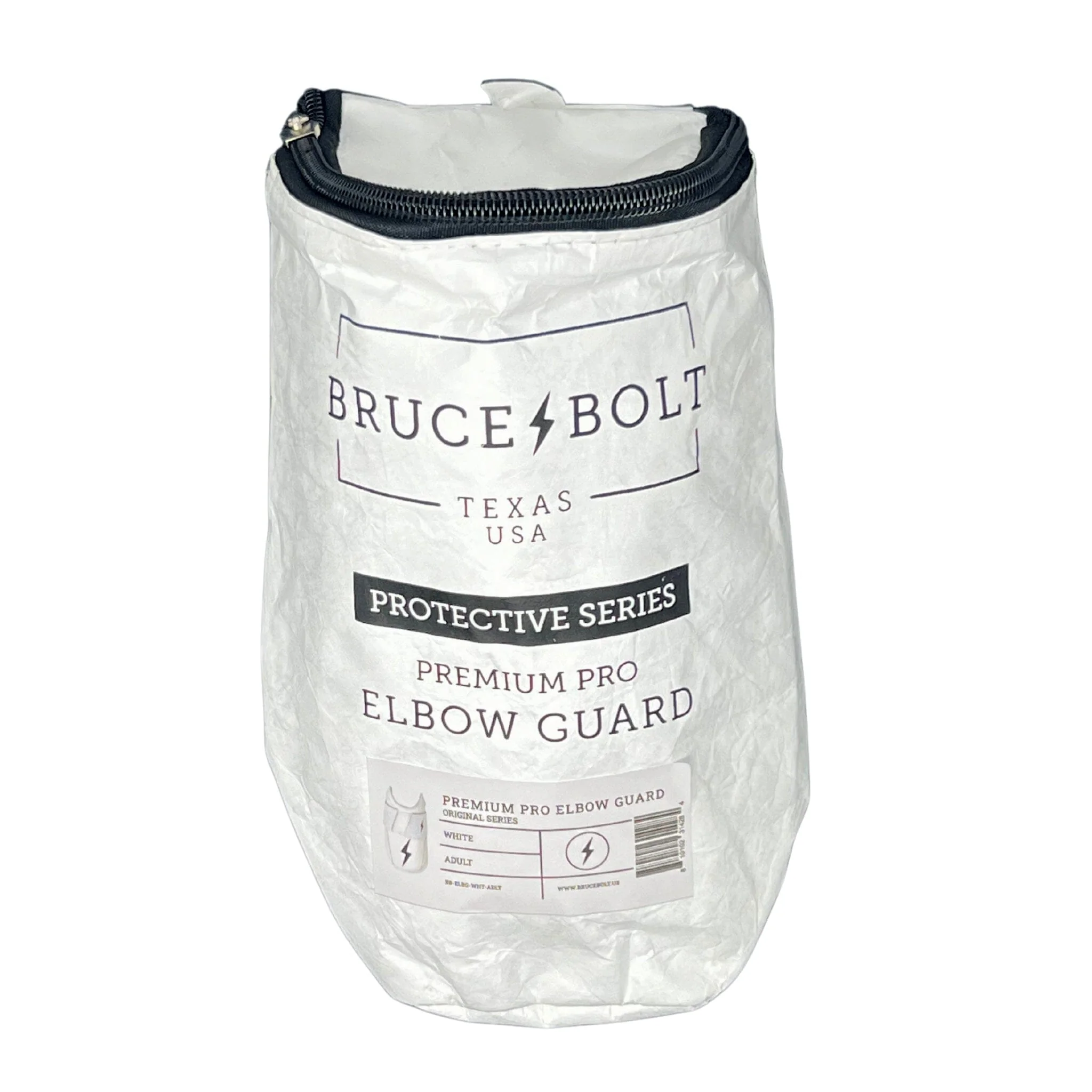 BRUCE BOLT Original Series Elbow Guard - WHITE
