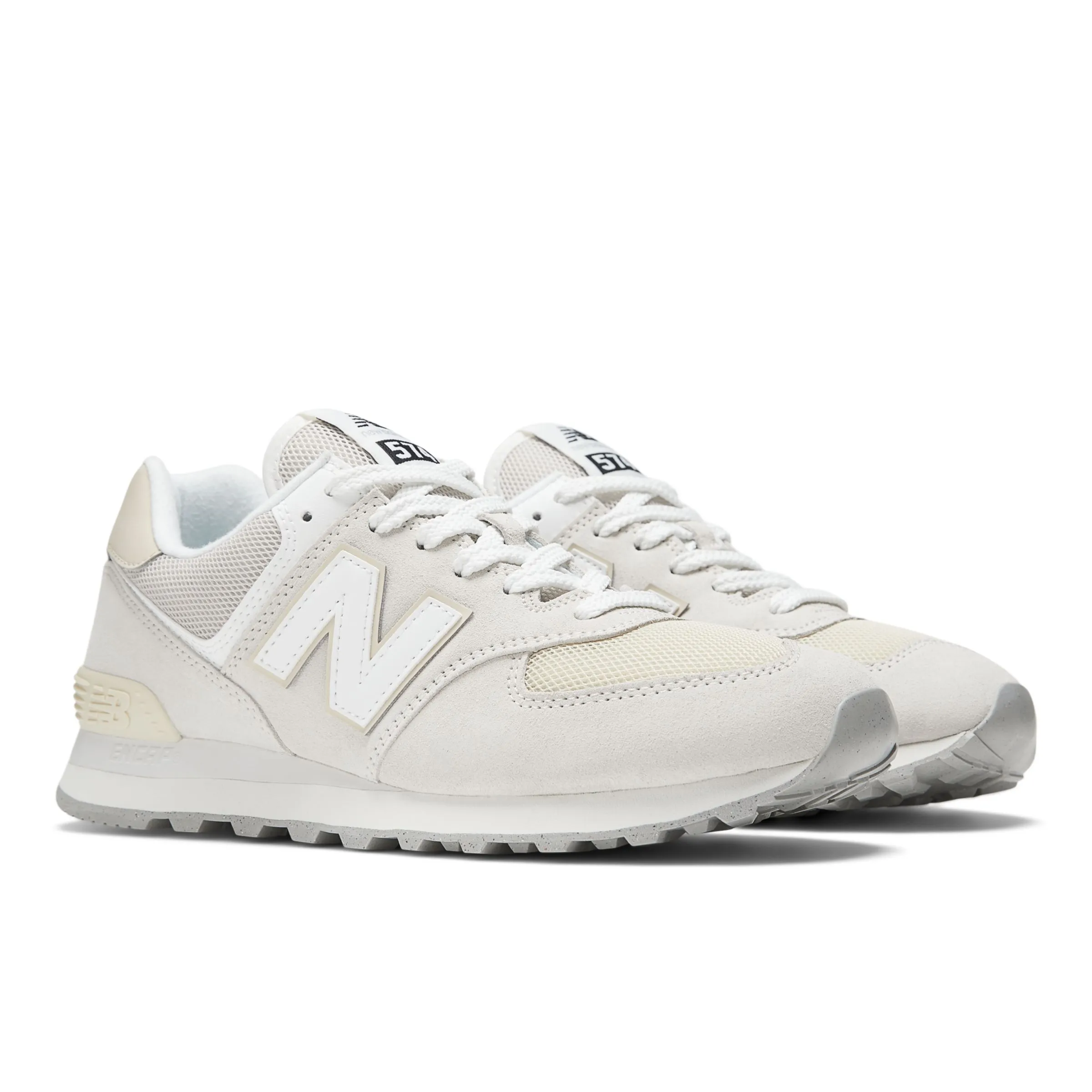 574 - White with Grey