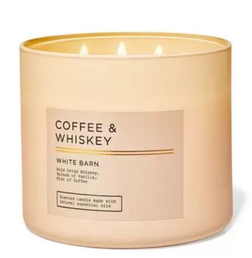Coffee & Whiskey 3-Wick Candle