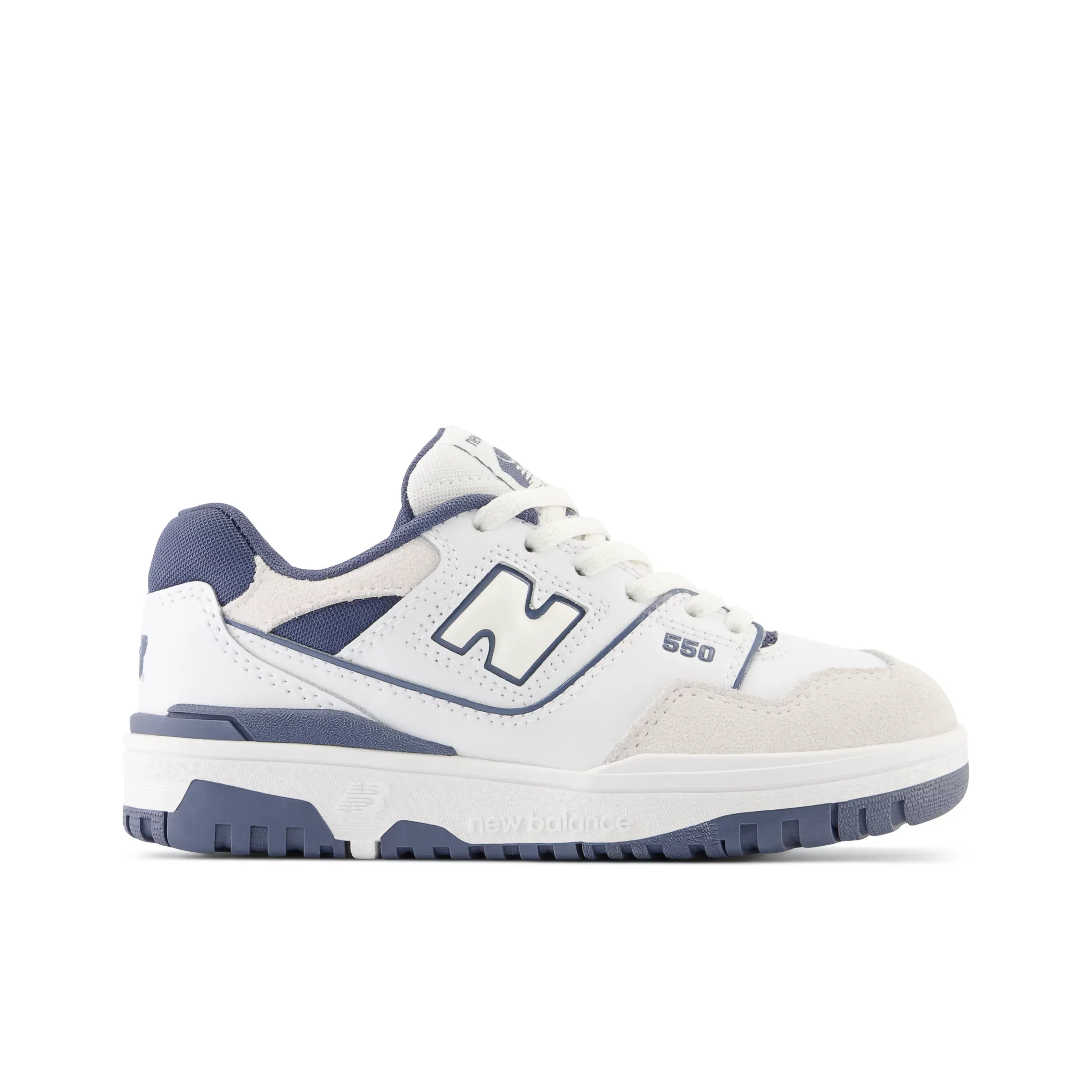550 - White with Vintage Indigo