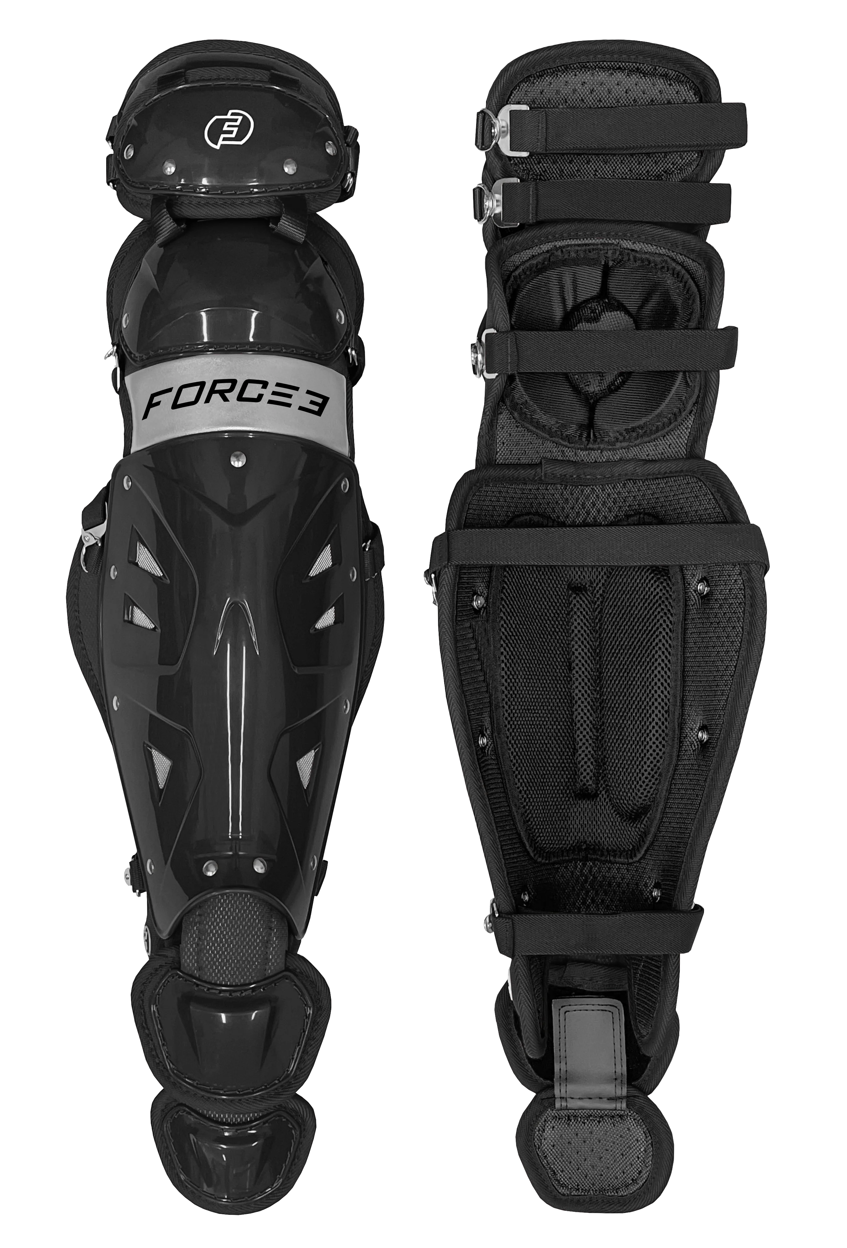 Force3 Youth | Pro Gear Catcher Shin Guards with Dupont Kevlar