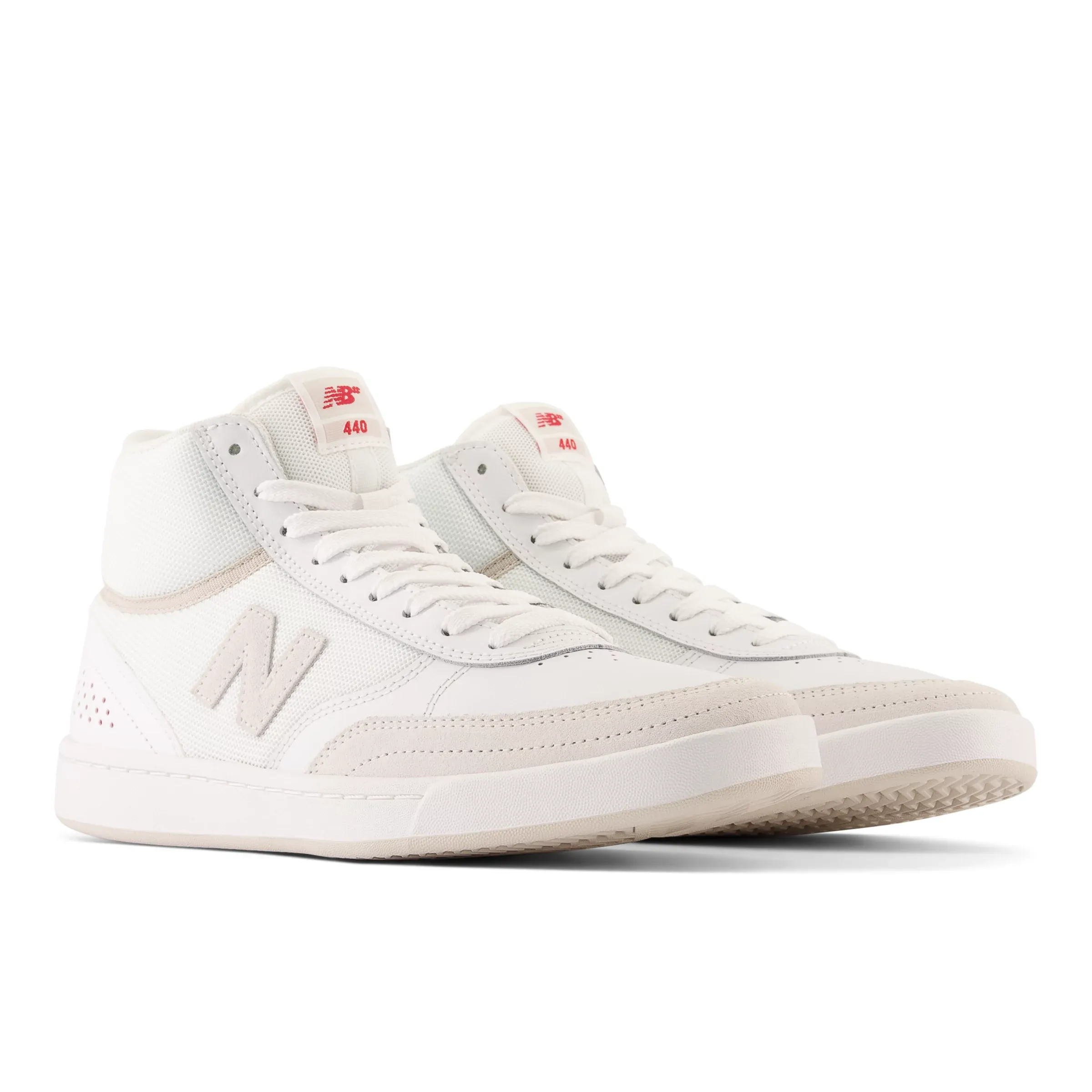 NB Numeric 440 High - White with Red