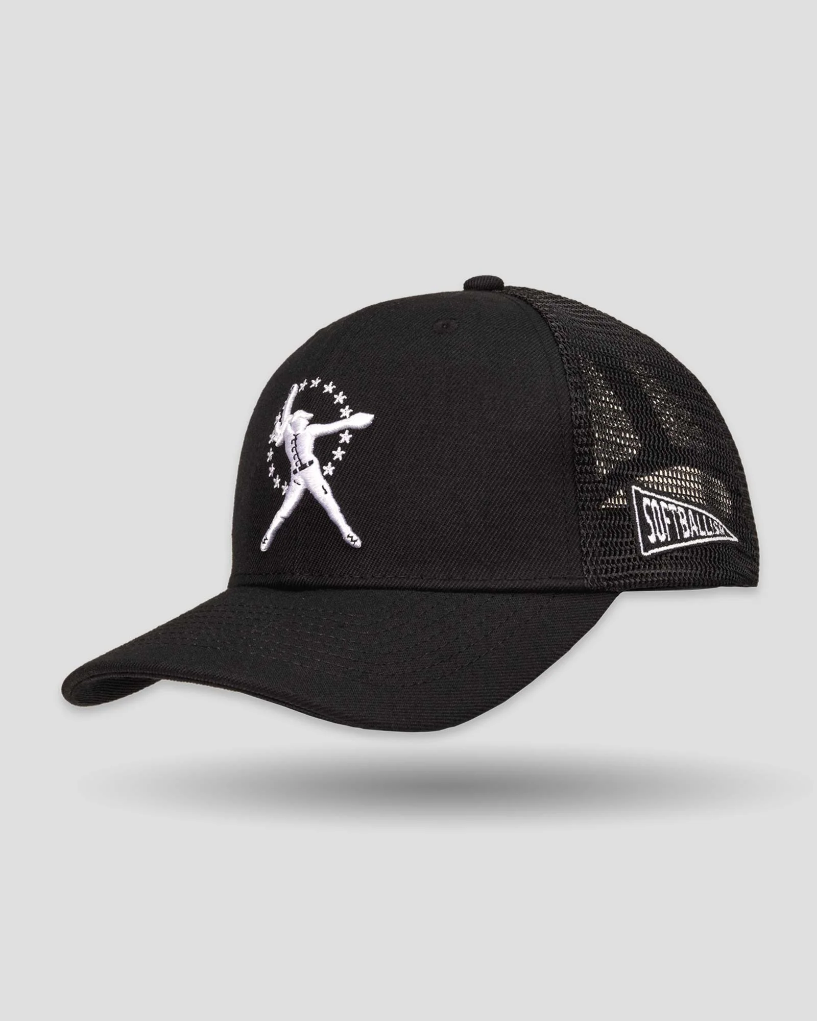 Softballism Star Girl Trucker Cap