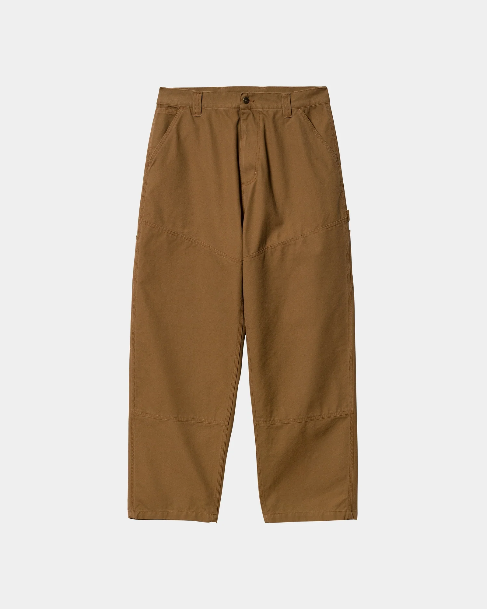 Wide Panel Double Front Pant | Hamilton Brown