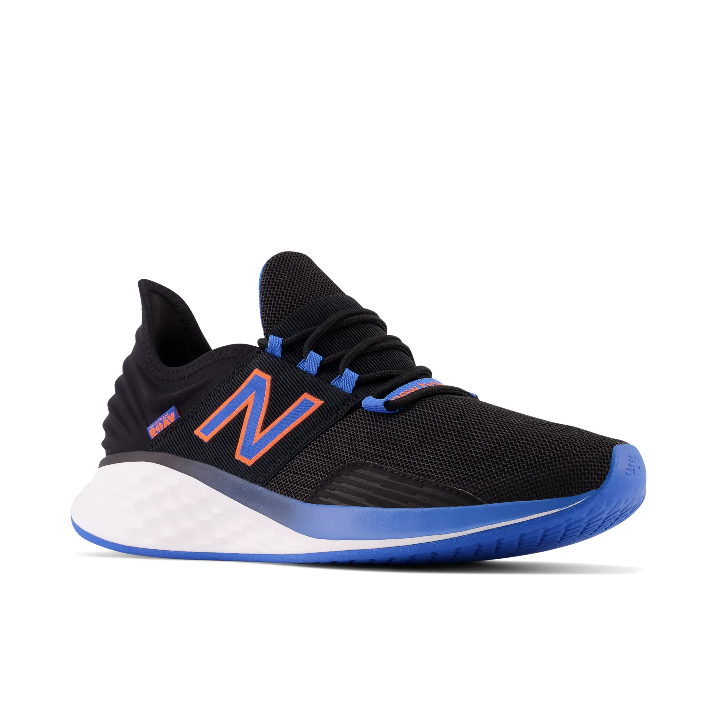 Fresh Foam Roav - Black with Serene Blue and Vibrant Orange