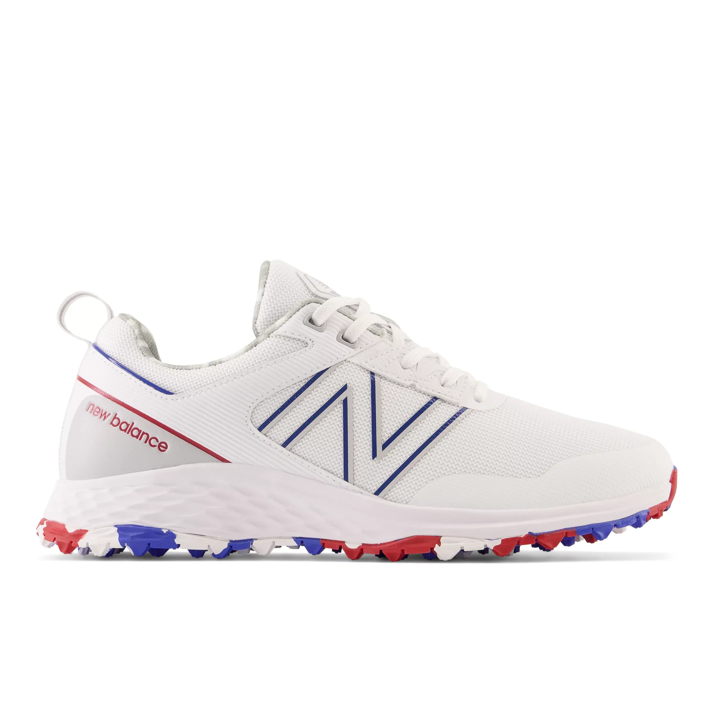 Fresh Foam Contend Golf Shoes - White with Blue