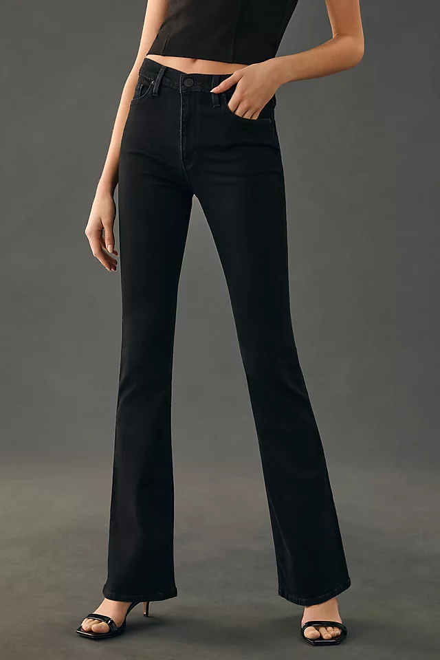 Hudson Barbara High-Rise Bootcut Jeans BLACK