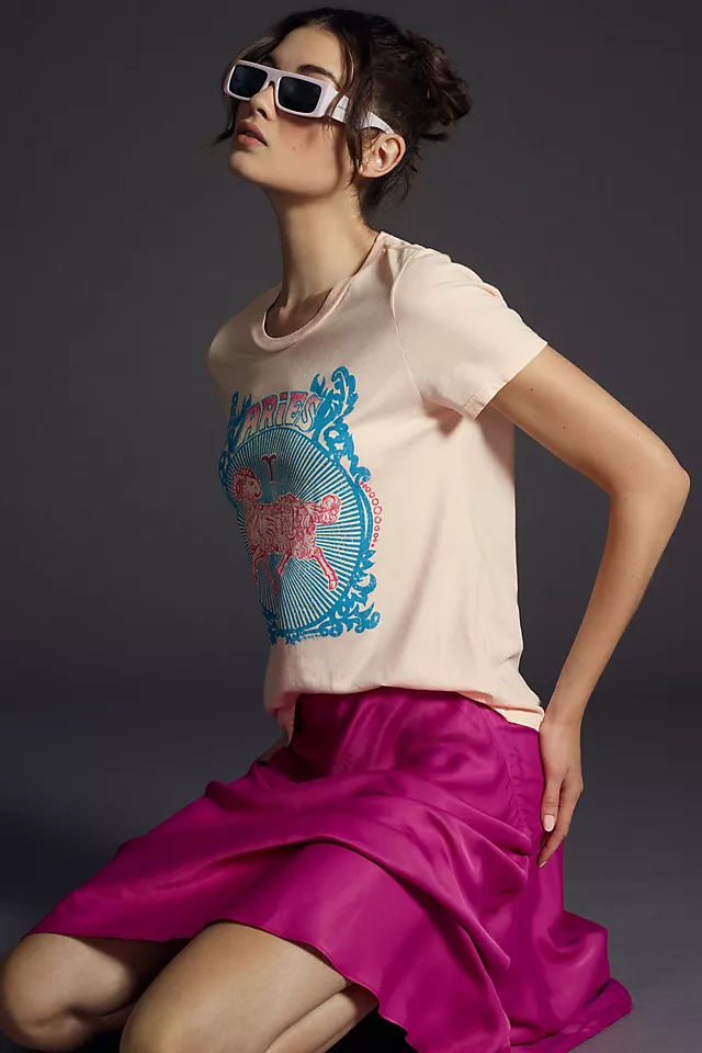 Midnight Rider Zodiac Graphic Tee Aries