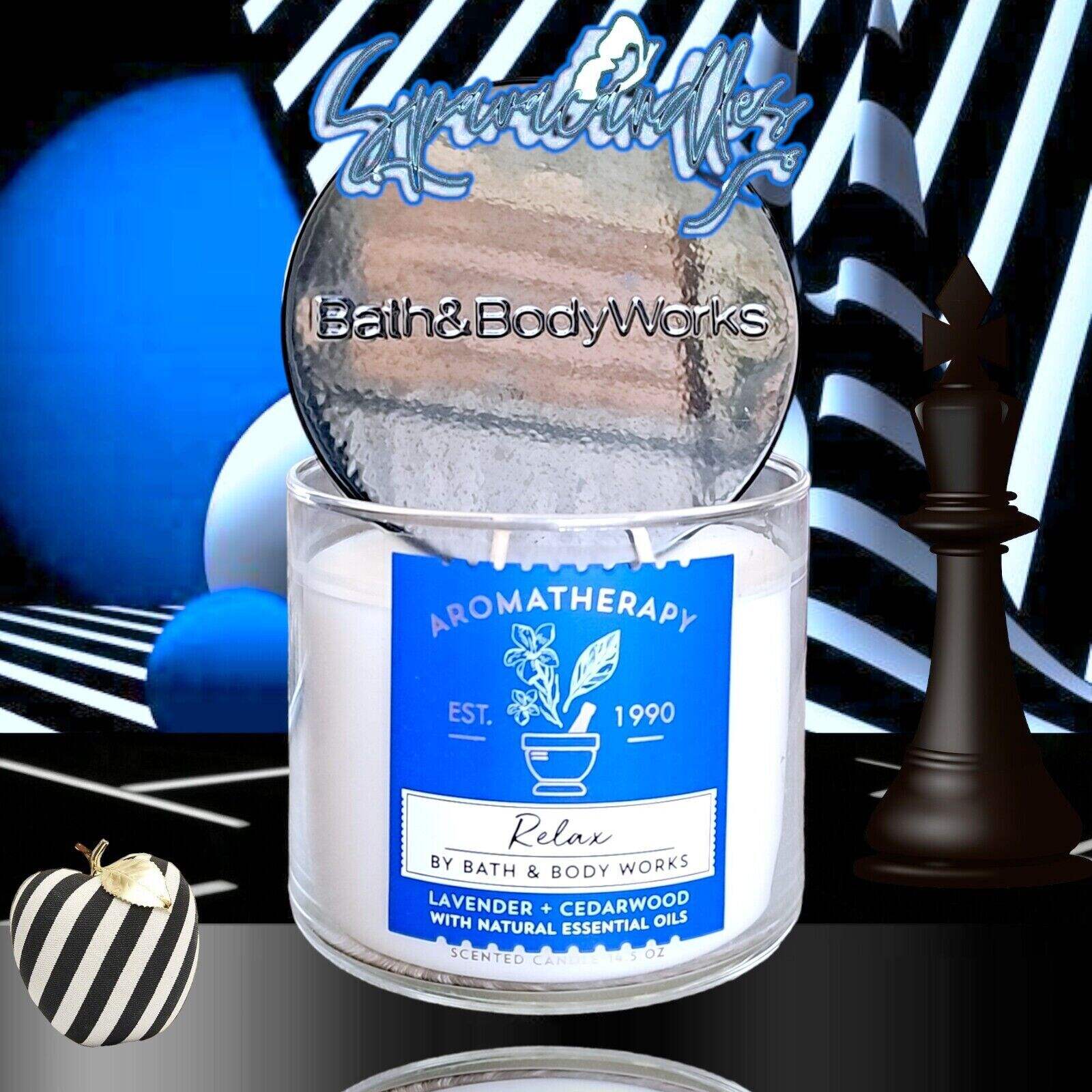 White Barn Relax 3 Wick Candle(Lavender+Cedar)14.5oz Us Seller