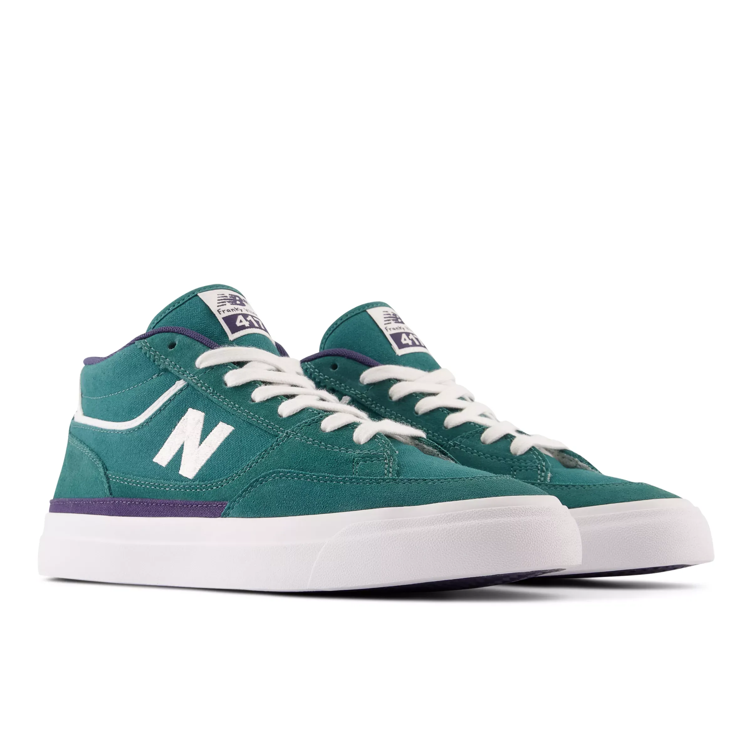 NB Numeric Franky Villani 417 - Vintage Teal with White