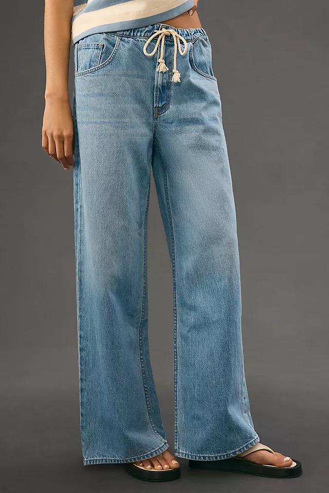 MOTHER SNACKS! The Drawn Fun Dip Nerdy Wide-Leg Baggy Jeans NOTHING ELSE LIKE IT