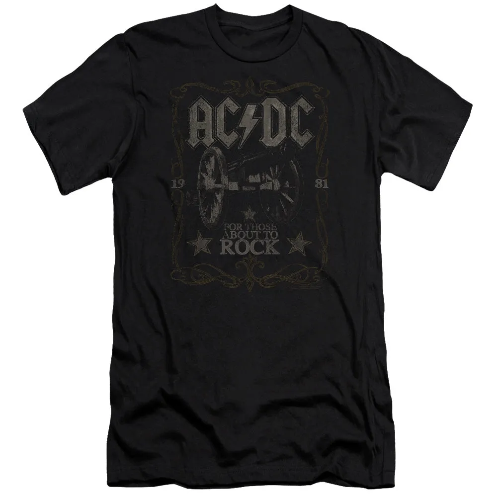 Premium AC/DC T-Shirt, For Those About To Rock