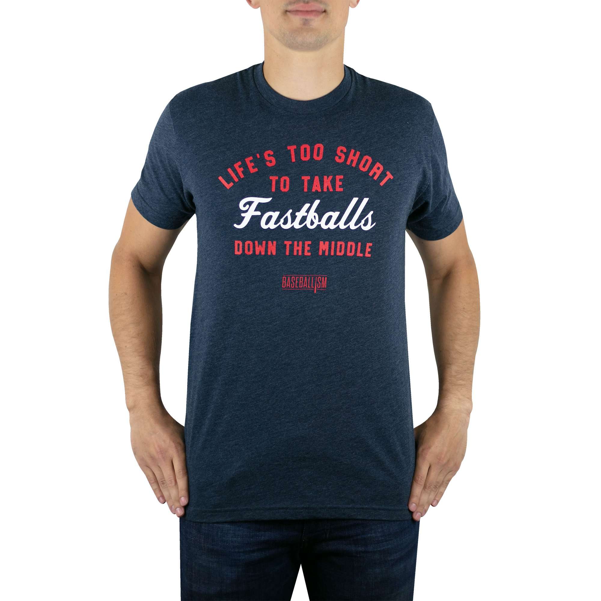 Life's Too Short - Navy Tee