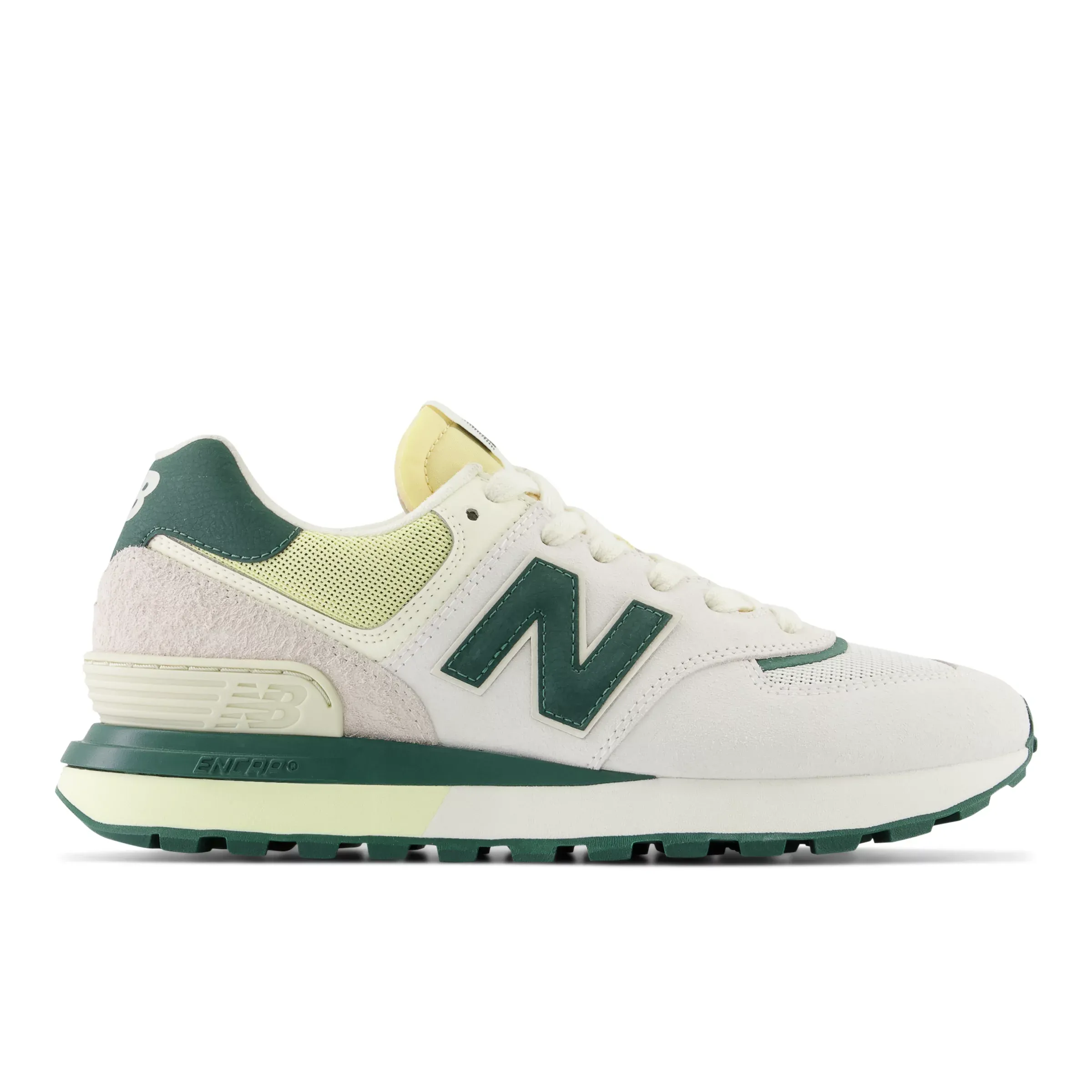 U574LG - White with Green