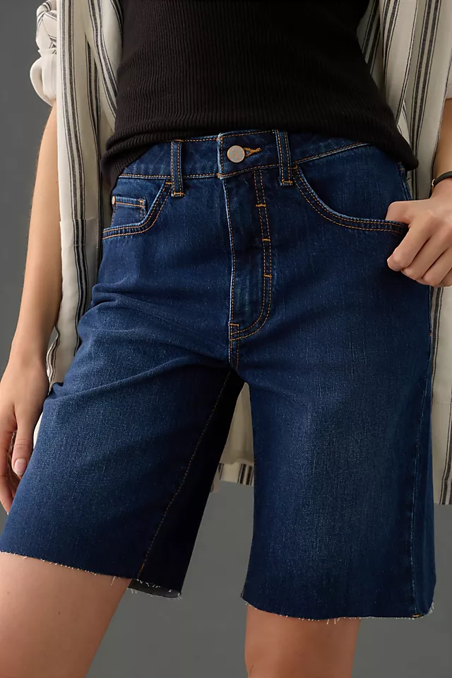 Pilcro Denim Bermuda Shorts Vintage Denim Dark