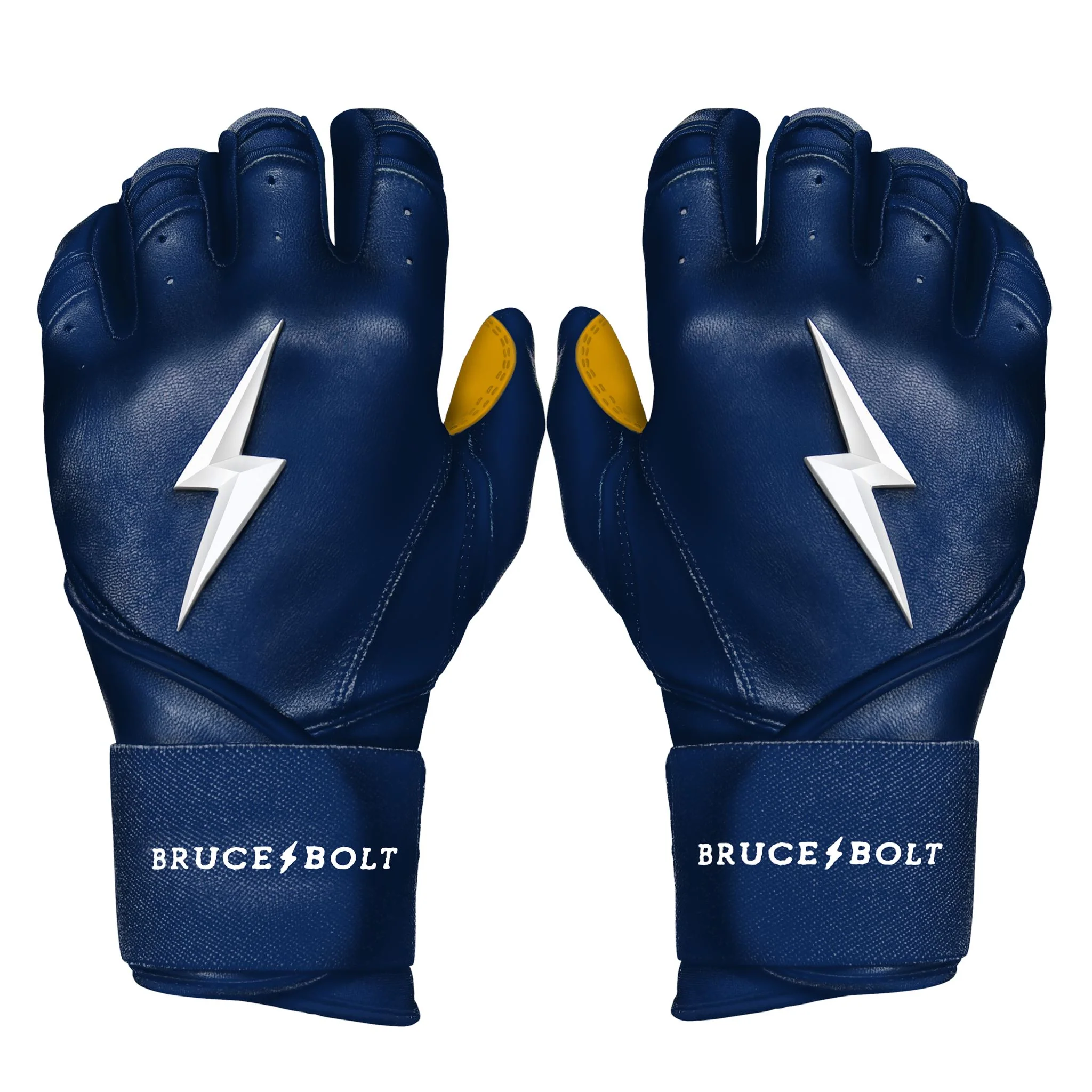 PREMIUM PRO Long Cuff Batting Gloves | NAVY