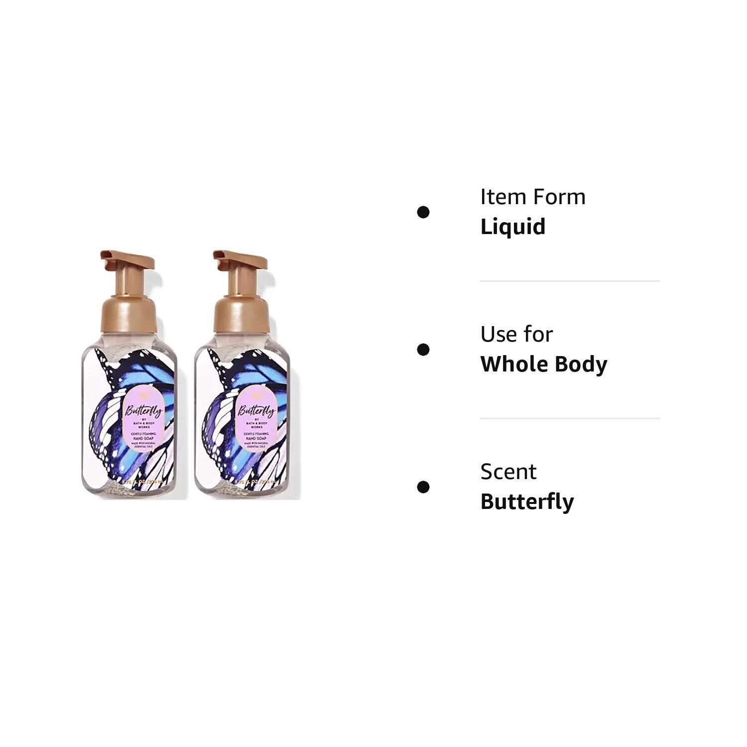 Bath & Body Works Butterfly Gentle Foaming Hand Soap 8.75 Ounce 2-Pack (Butterfly)