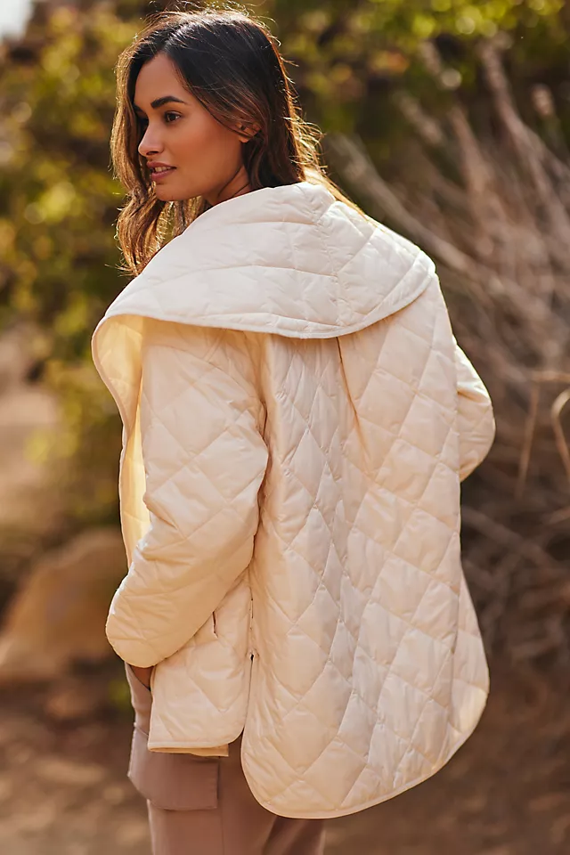 Varley Foster Quilt Jacket IVORY