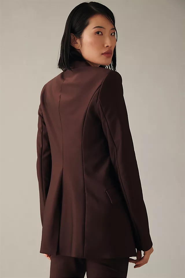 Good American Disco Sculpted Blazer BROWN
