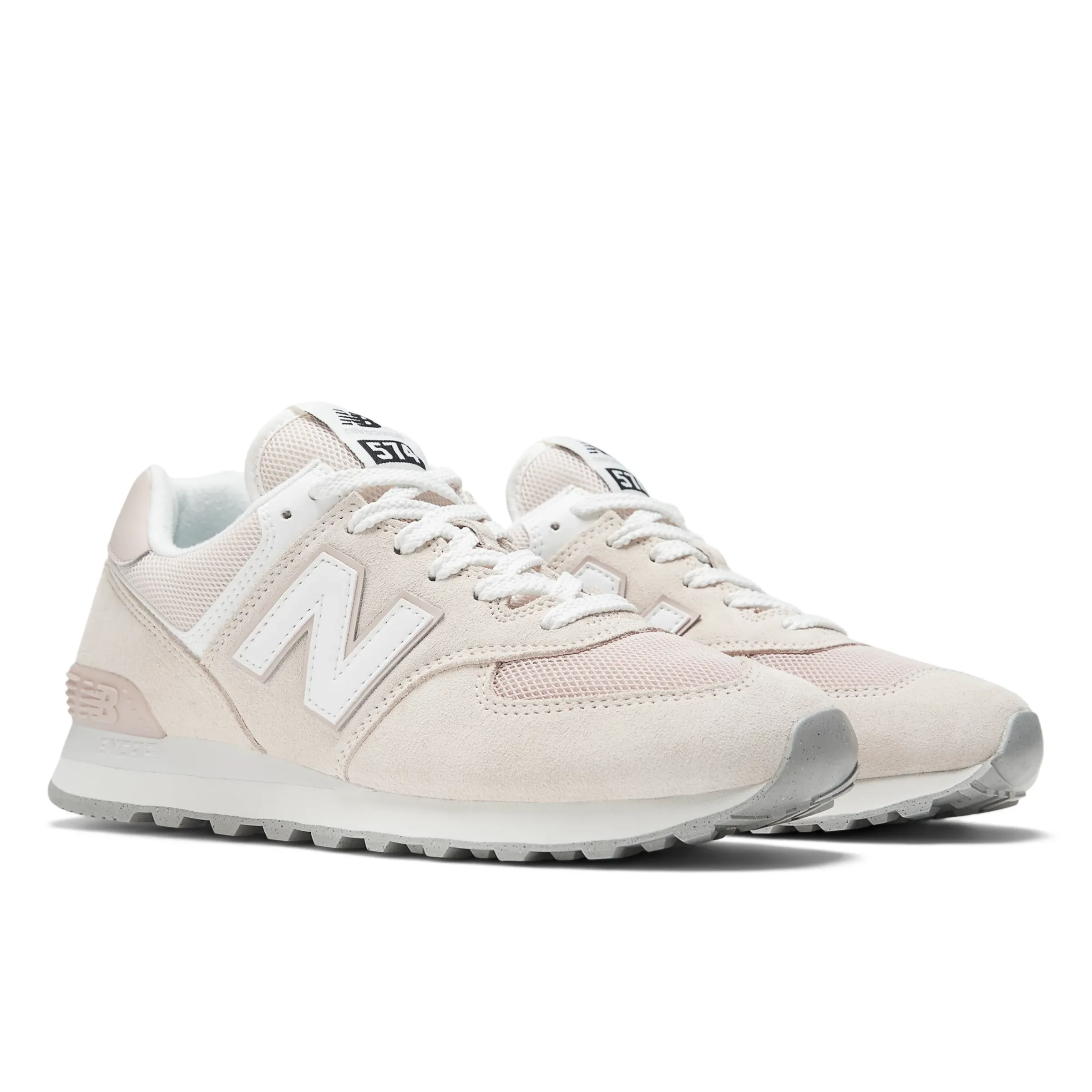 574 - Pink with White