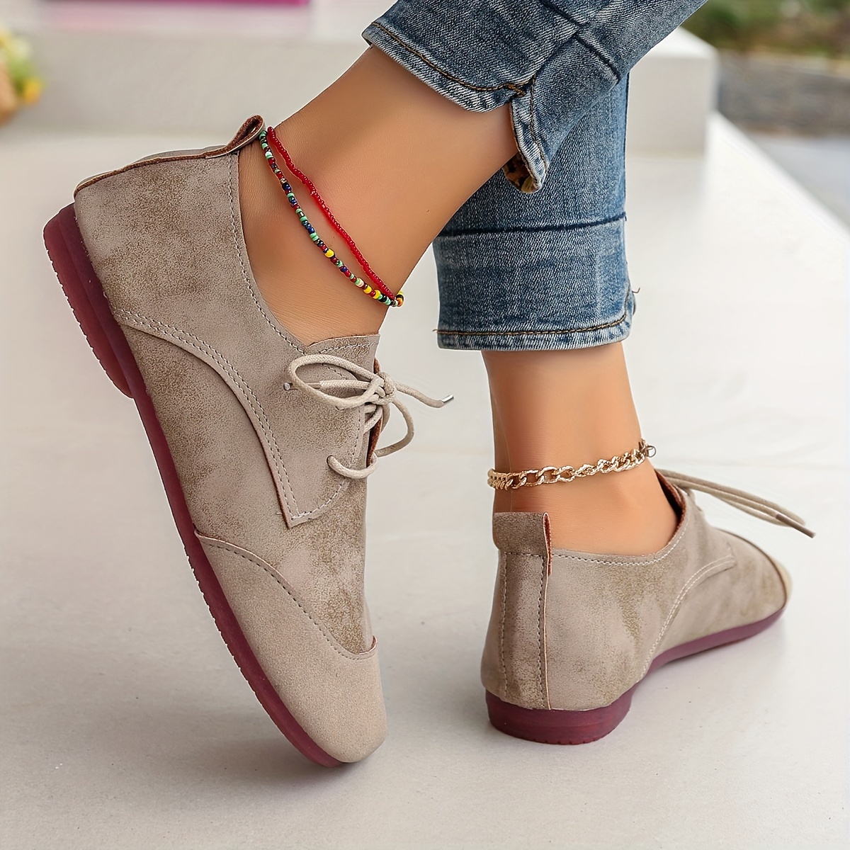 Women'S Oxford Shoes Chinese Women'S Football Team