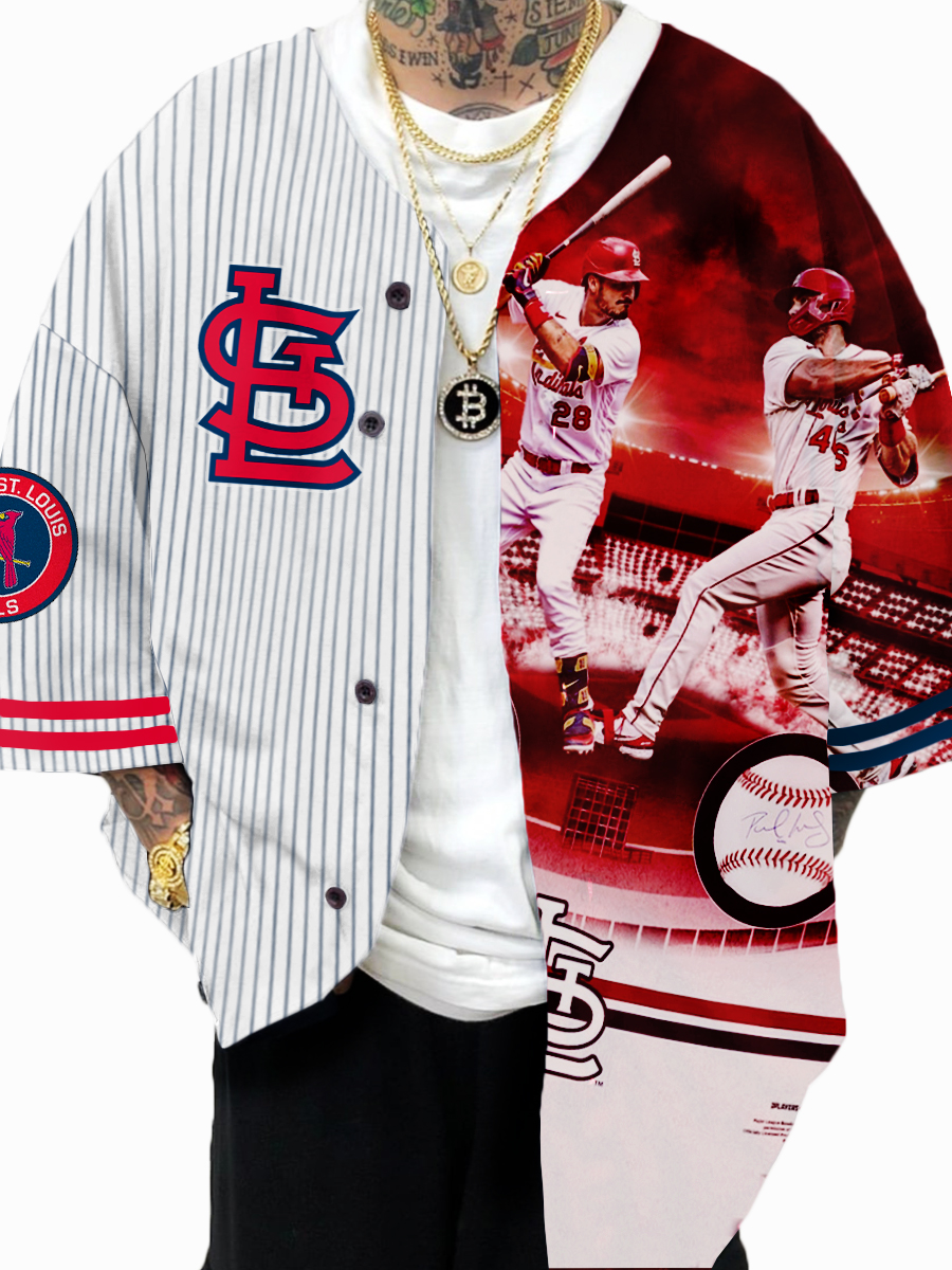 St. Louis Cardinals MLB Men's Fashion Short Sleeve Jersey