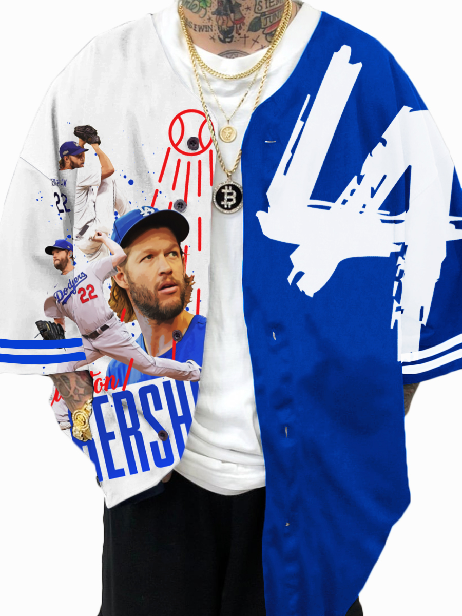 Los Angeles Dodgers MLB Men's Fashion Short Sleeve Jersey