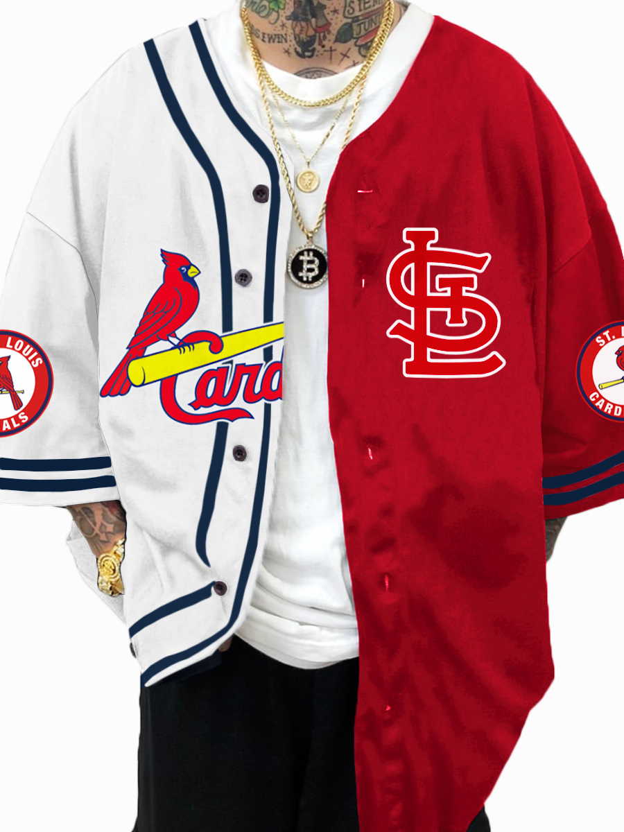 St. Louis Cardinals MLB Men's Fashion Short Sleeve Jersey
