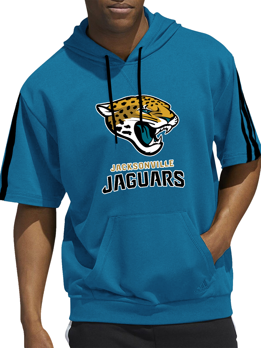 Jacksonville Jaguars Short Sleeve Hooded Sweatshirt