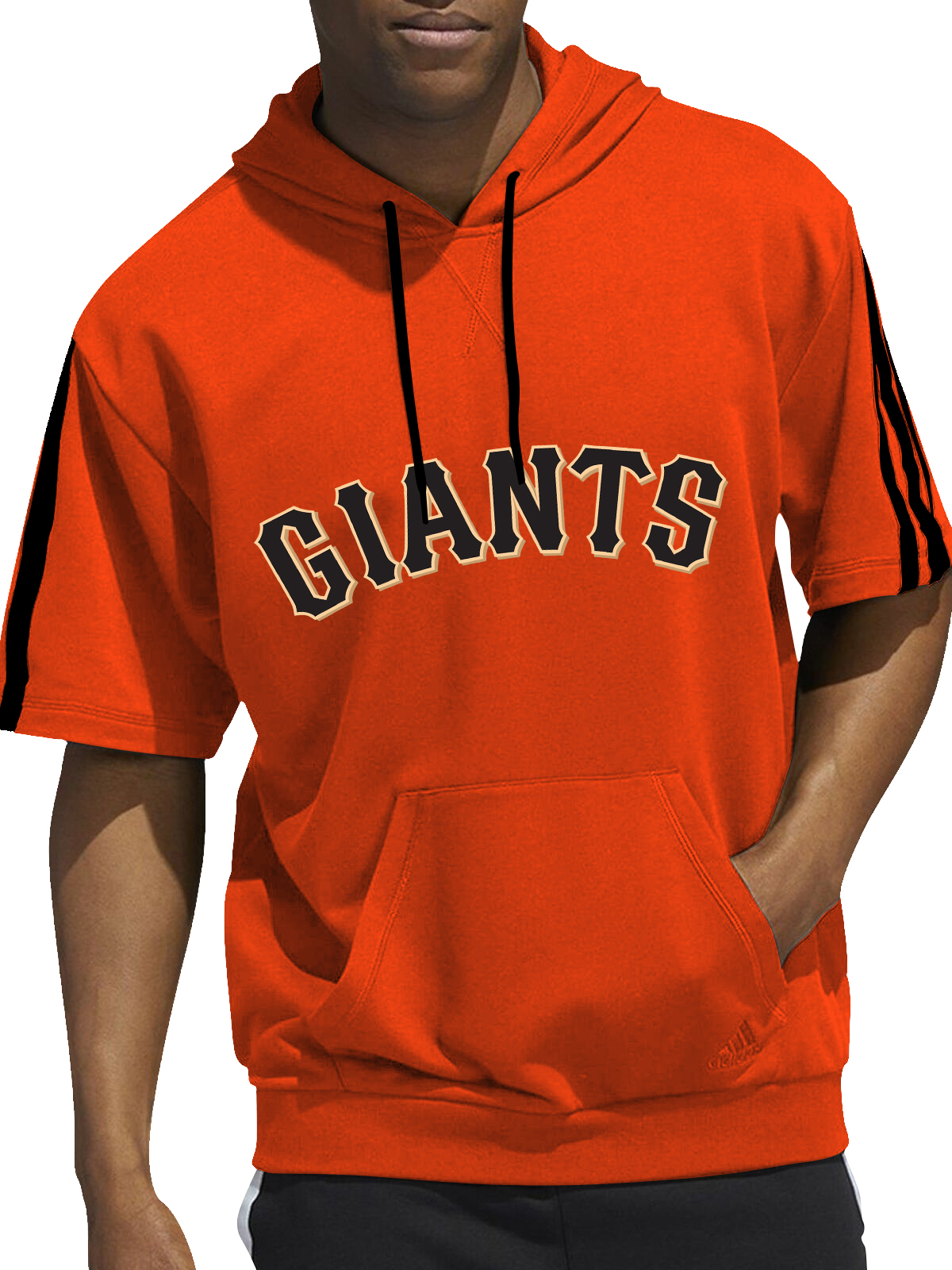 San Francisco Giants Short Sleeve Hooded Sweatshirt