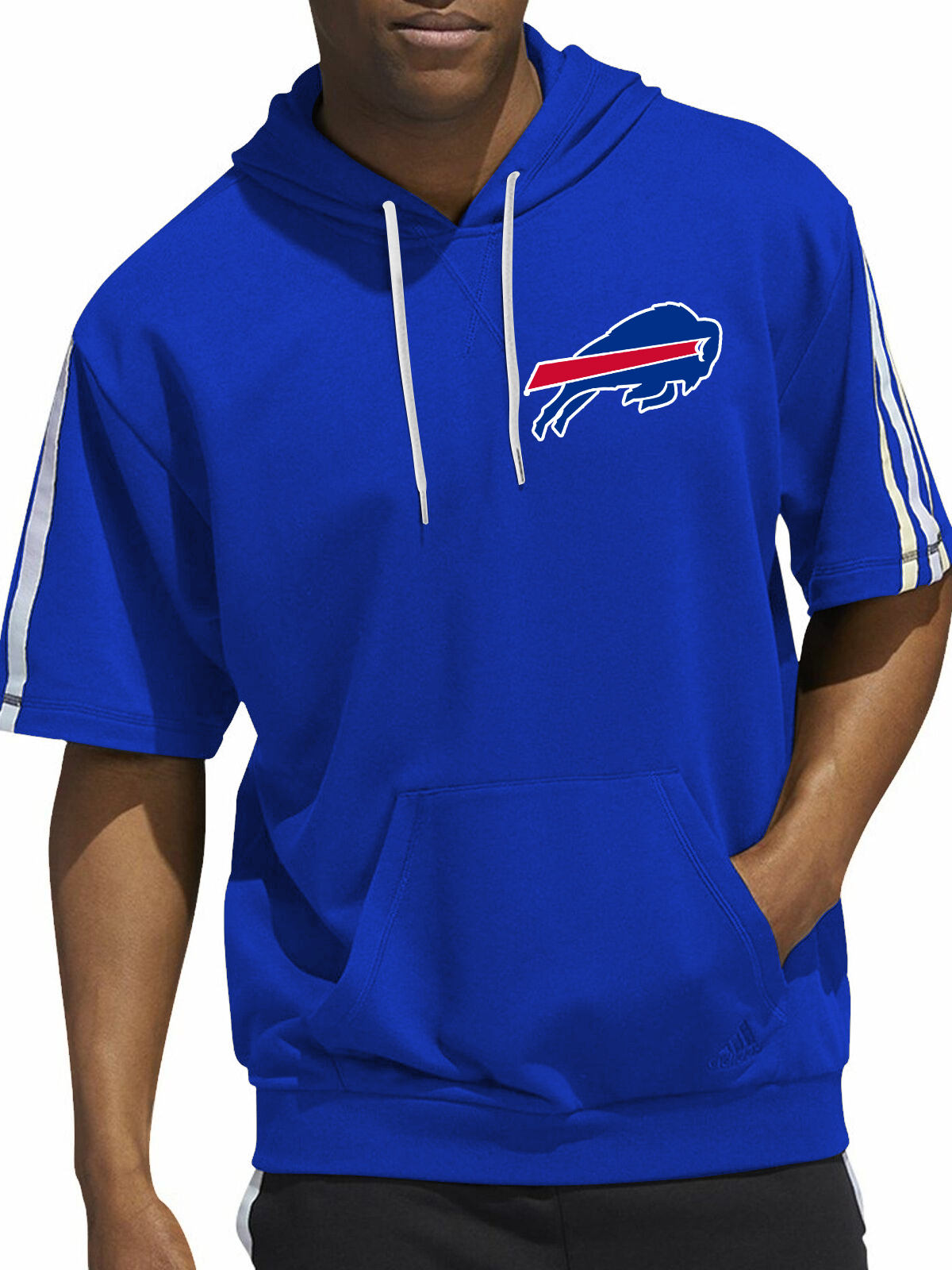 Buffalo Bills Short Sleeve Hooded Sweatshirt