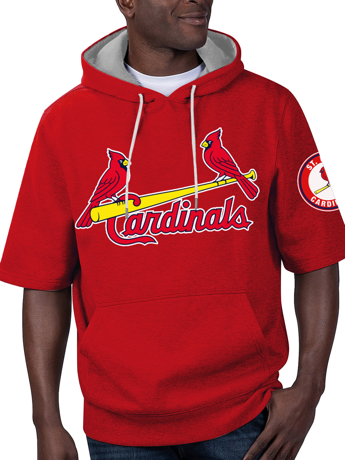 St. Louis Cardinals Short Sleeve Hooded Sweatshirt