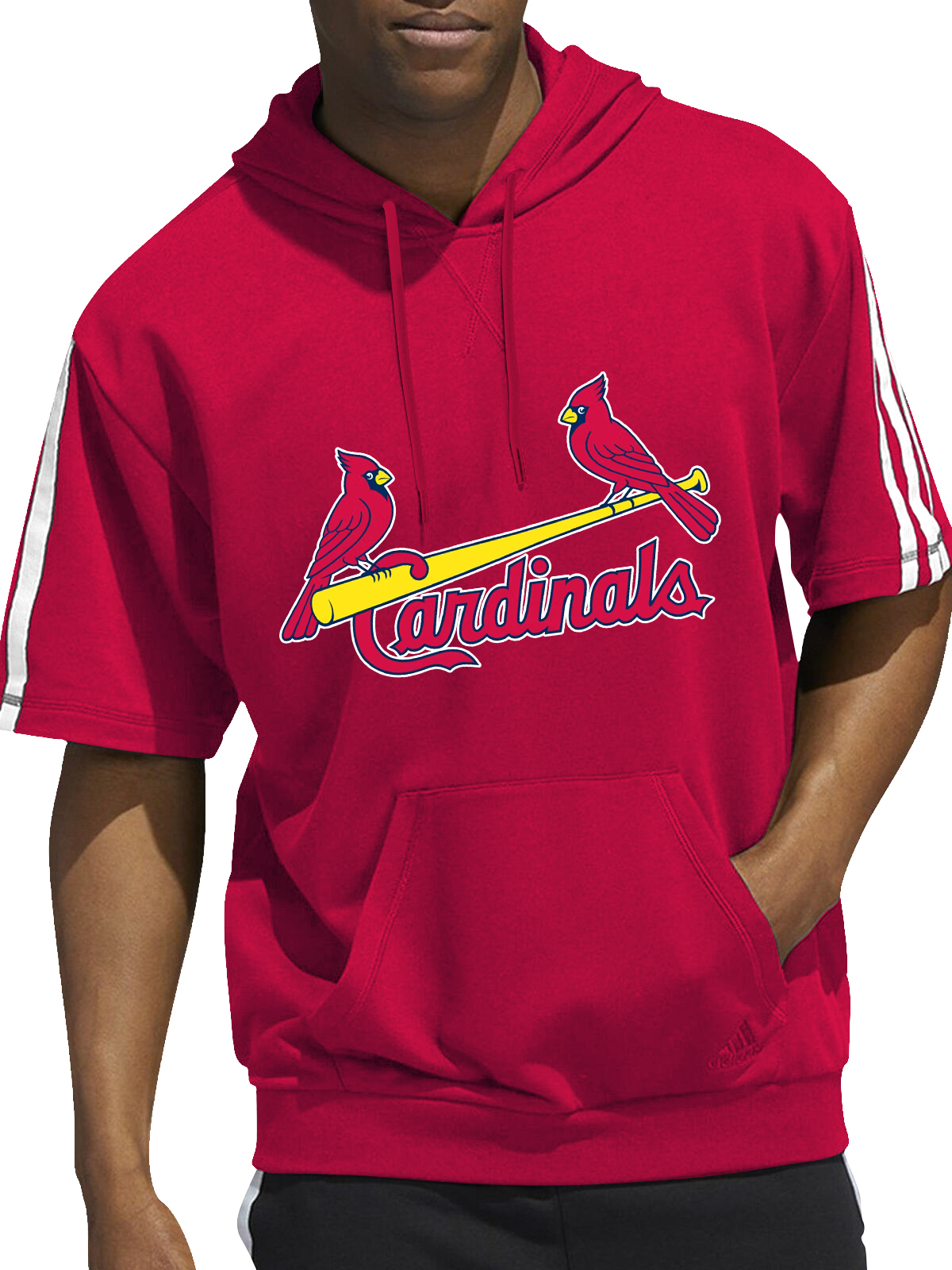 St. Louis Cardinals Short Sleeve Hooded Sweatshirt