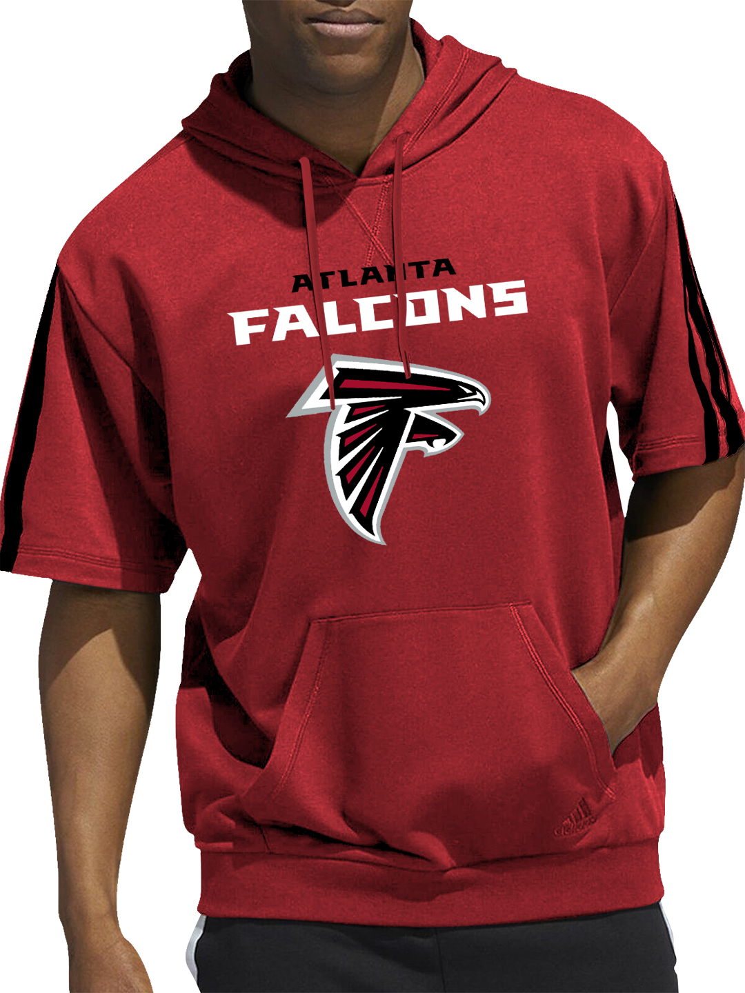 Atlanta Falcons Short Sleeve Hooded Sweatshirt