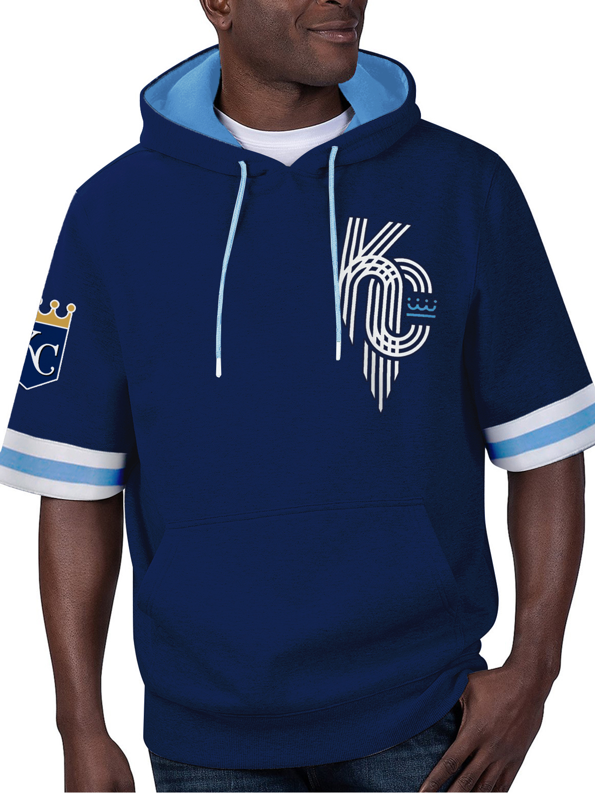 Kansas City Royals Short Sleeve Hooded Sweatshirt