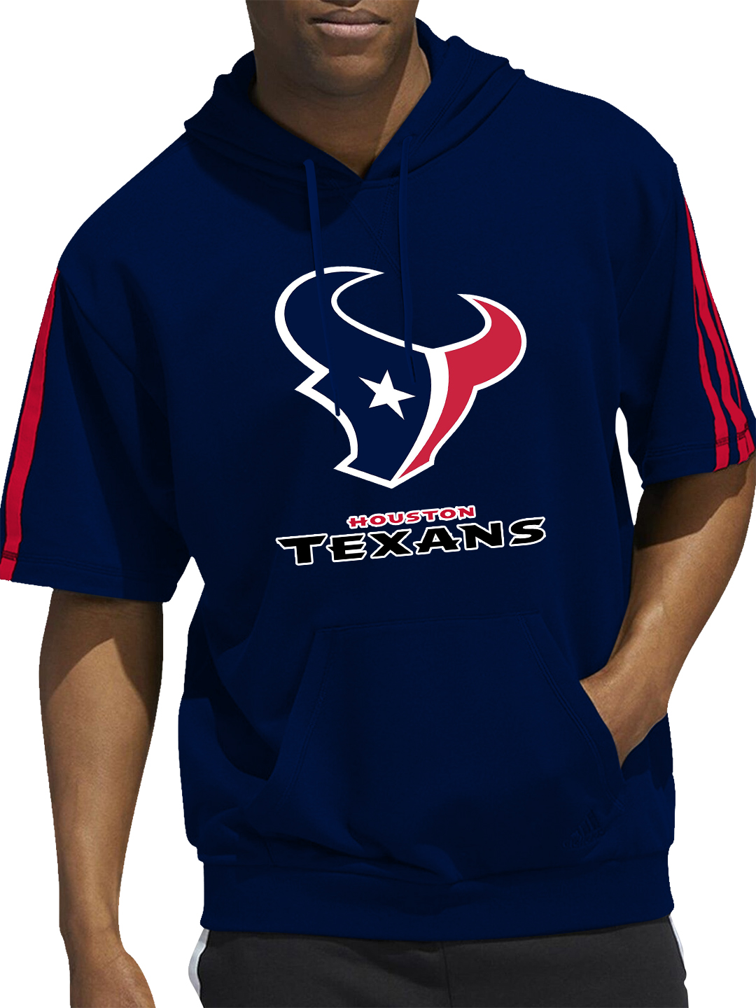 Houston Texans Short Sleeve Hooded Sweatshirt