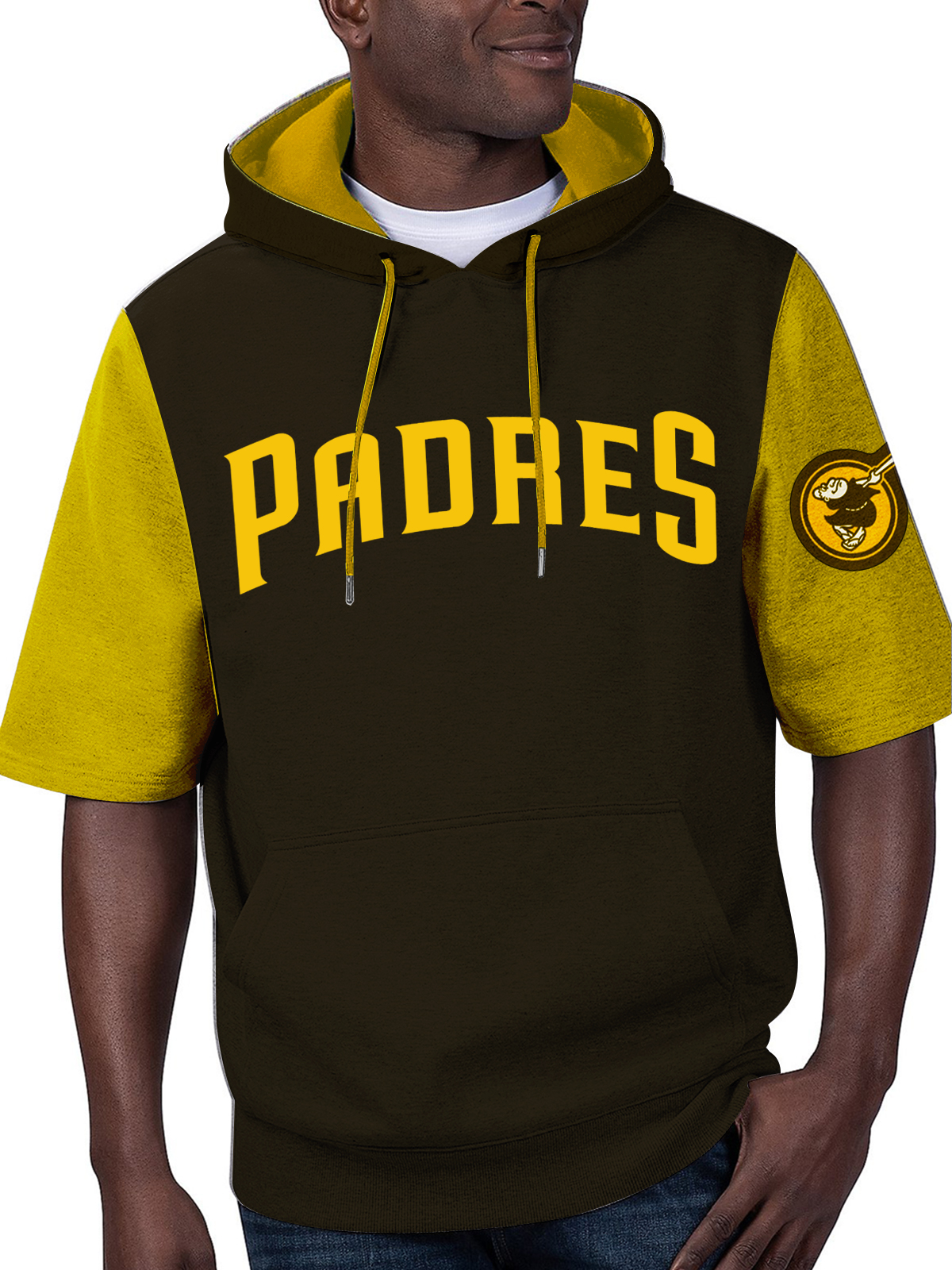 San Diego Padres Short Sleeve Hooded Sweatshirt